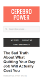 Mobile Screenshot of cerebropower.com