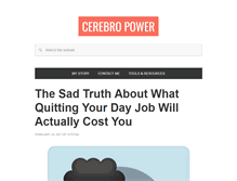 Tablet Screenshot of cerebropower.com